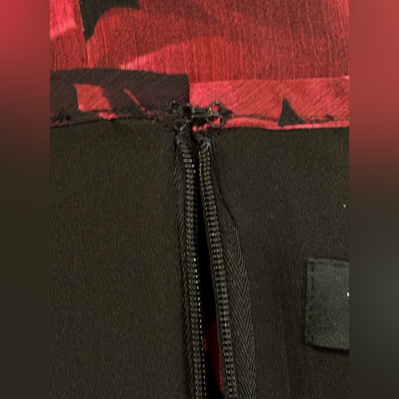 Ted Baker Belamay Flutter Sleeve Peplum Top Size 6 Floral Office Formal Modest - Picture 7 of 12